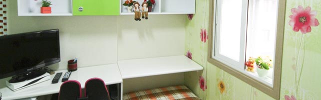 스프링클러, CCTV, 각방 카드키